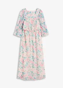 Robe longue en crêpe, bonprix