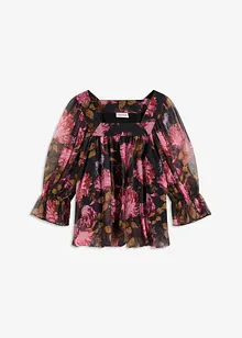Blouse à base effet boule, bonprix