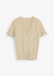 Pull coton et soie, bonprix