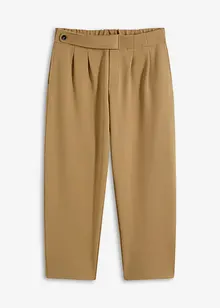Pantalon en jersey à pinces, bonprix