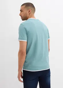 Lot de 2 T-shirts 2 en 1, bonprix