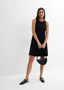 Robe trapèze en maille de viscose mélangée, bonprix