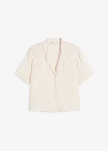 Chemisier en satin avec col à revers, bonprix