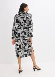 Robe-chemise imprimée et légère en lin majoritaire, bonprix
