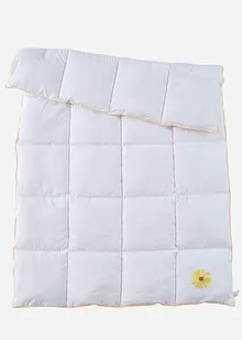 Couette toucher duvet avec broderie florale et passepoil élégant, légère, bonprix