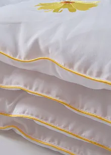 Couette microfibre effet duvet avec fleur brodée, medium, bonprix