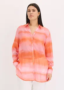 Chemisier ample et long à imprimé batik, bonprix