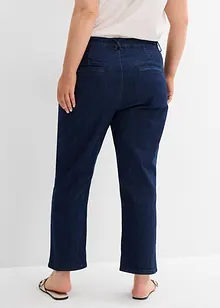 Jean droit taille haute, raccourci, bonprix