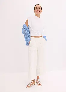 Jupe-culotte en broderie anglaise, bonprix