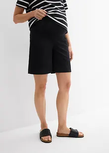 Short de grossesse 2en1 avec bandeau à rabattre, en lin et coton, bonprix