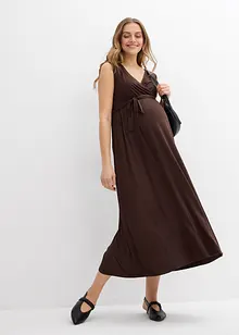 Robe longue de grossesse avec fonction allaitement discrète, bonprix