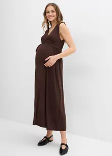 Robe longue de grossesse avec fonction allaitement discrète, bonprix
