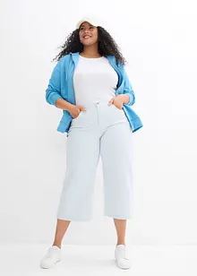 Pantalon en twill à taille élastiquée, bonprix