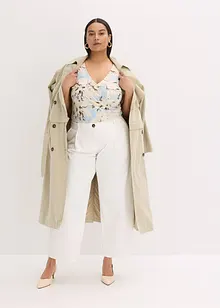 Pantalon à pinces en twill de coton, bonprix