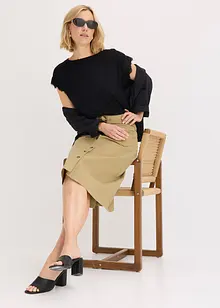 T-shirt en viscose avec dentelle, bonprix