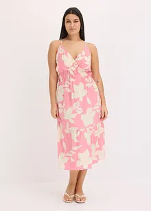 Robe à fines bretelles en viscose fluide, bonprix