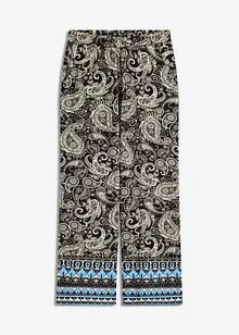 Pantalon palazzo doux en viscose extensible, bonprix