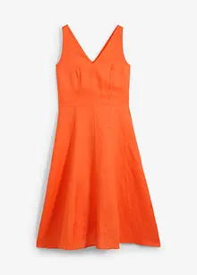 Robe midi 100% lin, bonprix