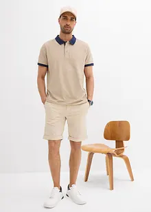 Polo en maille piquée 100% coton, bonprix