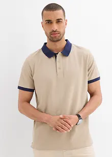 Polo en maille piquée 100% coton, bonprix