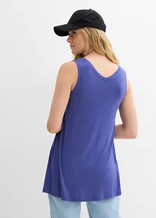 Top long en viscose extensible, bonprix
