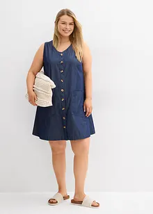 Robe en jean 100% coton, bonprix