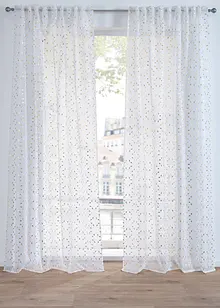 Voilage avec imprimé brillant (1 pce), bonprix