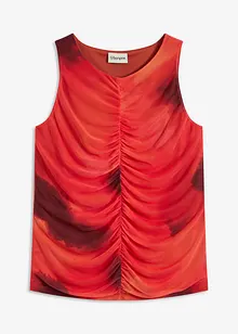 Top en doux mesh imprimé, bonprix