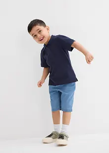 Bermuda en jean Regular à taille élastiquée, bonprix