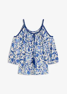 Haut en viscose avec bordure en dentelle, bonprix