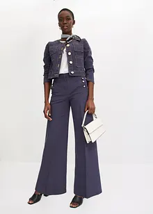 Veste en twill à boutons décoratifs, bonprix