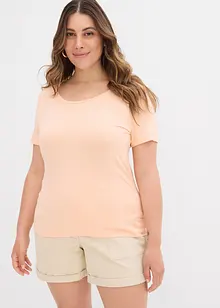 Lot de 2 T-shirts en viscose douce, bonprix