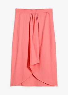 Jupe midi en crêpe léger, bonprix