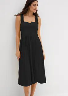 Robe légèrement évasée en jersey coton et viscose, bonprix