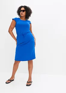 Robe midi en jersey viscose extensible, bonprix