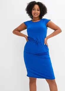 Robe midi en jersey viscose extensible, bonprix