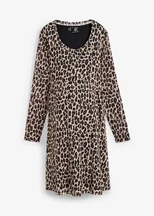 Robe 2en1 de grossesse et d'allaitement avec imprimé léopard, bonprix