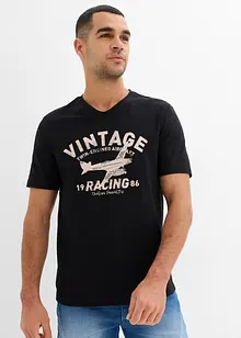 T-shirt en coton flammé, bonprix