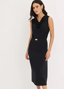 Robe en jersey avec ceinture (ens. 2 pces), bonprix
