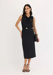 Robe en jersey avec ceinture (ens. 2 pces), bonprix