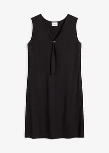 Robe en jersey à col lavallière, bonprix