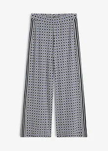 Pantalon en jersey au motif minimaliste, bonprix