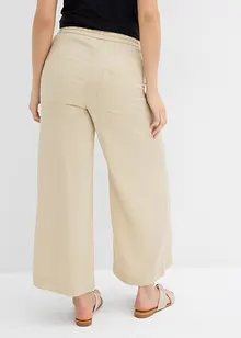 Pantalon 7/8 en Lyocell à taille élastiquée, bonprix