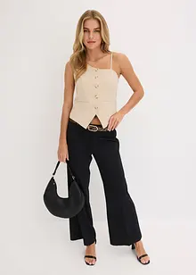 Gilet sans manches boutonné, bonprix