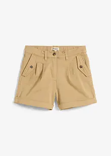 Short en twill, taille haute, bonprix