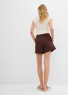 Short en twill, taille haute, bonprix
