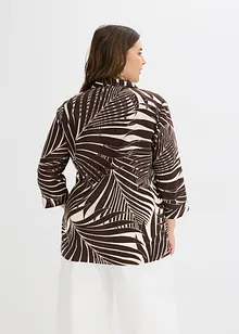 Blouse kimono aspect lin, bonprix