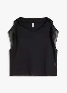 T-shirt de plage transparent avec capuche, bonprix