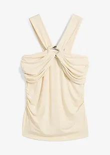 Top dos nu avec boucle en métal martelé, bonprix