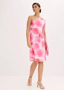 Robe asymétrique en crêpe fin, bonprix